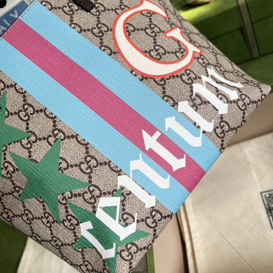 Gvc*1 Geometric Motifs Ophidia Tote 410812 Replica Bag