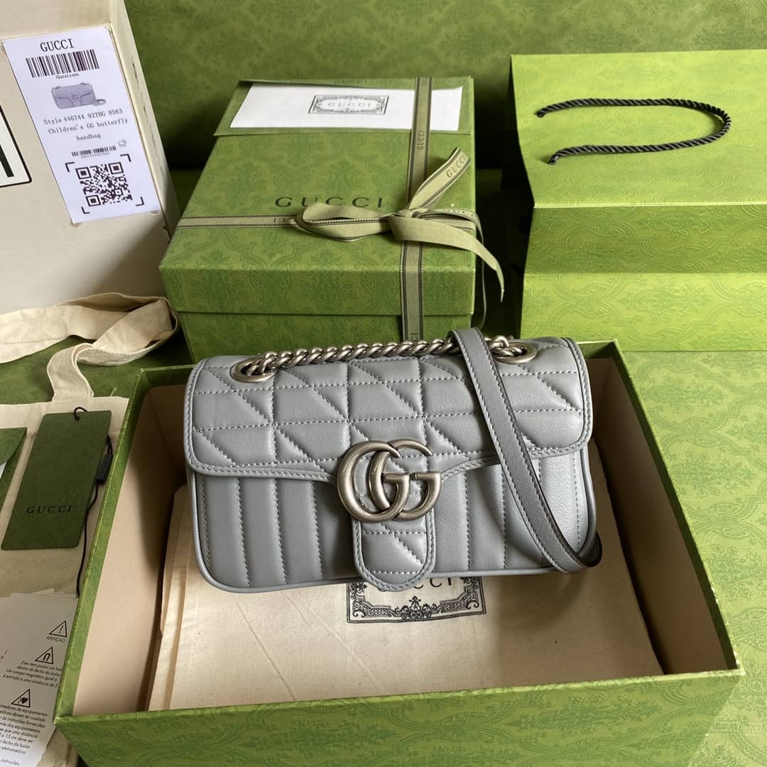 Gvc*1 Marmont GG Matelasse Leather Mini Shoulder Bag Replica 446744