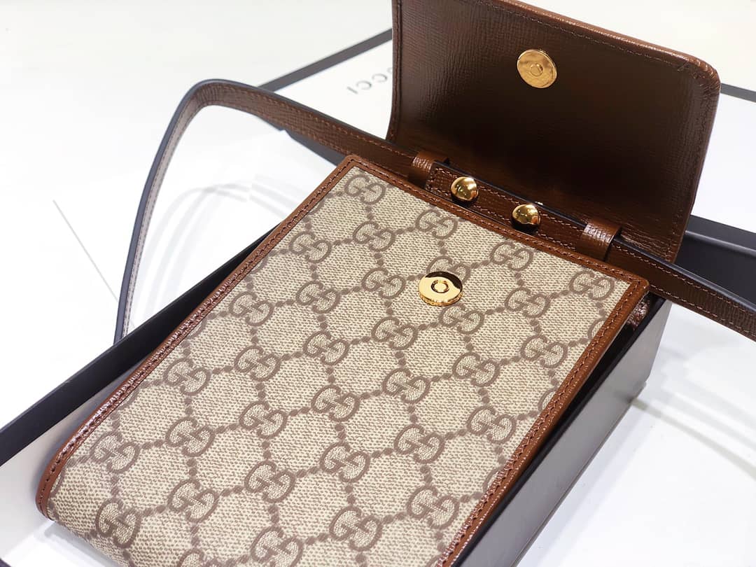 Gvc*1 Ophidia GG Mini Bag Replica Brown 625757