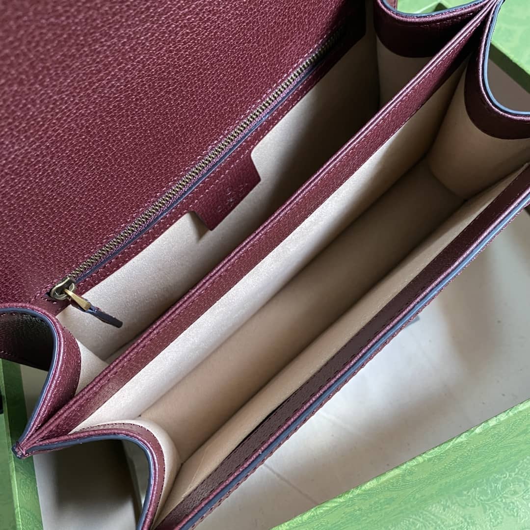 Gvc*1 Ophidia Web Small Top Handle Bag Replica 651055