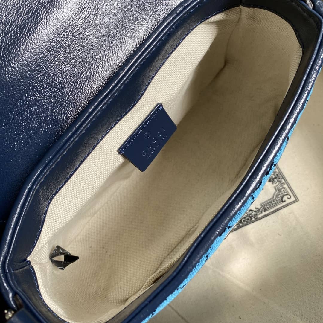 Gvc*1 Marmont GG Mini Top Handle Bag Replica 583571