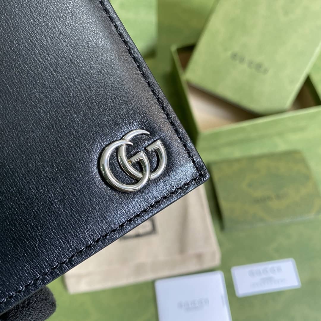 Gvc*1 GG Marmont 2-fold Wallet Replica 428726