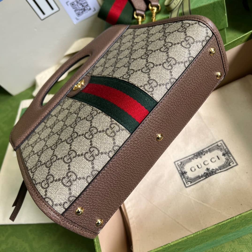 Gvc*1 Ophidia Small Tote With Web 693724 Replica Crossbody Bag