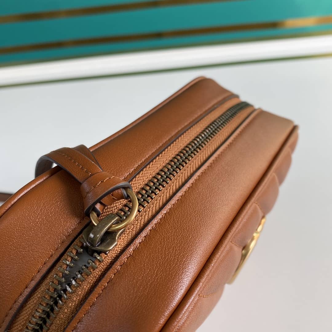 Gvc*1 Crossbody Dupe Marmont GG Matelasse Leather Mini  448065