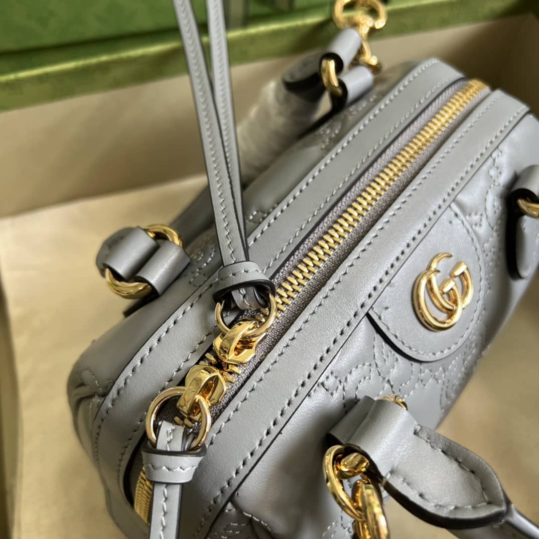 Gvc*1 GG Matelassé Leather Top Handle Shoulder Bag 702251 Replica