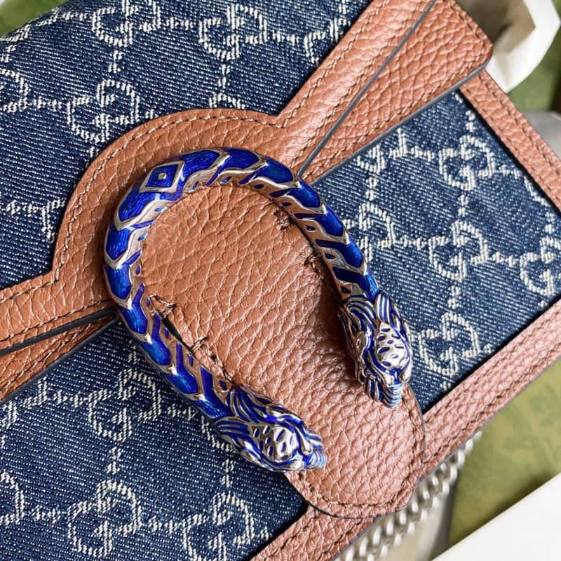 Gvc*1 GG Svp*me Dionysus 2way Mini Chain Shoulder Bag Replica Blue 421970