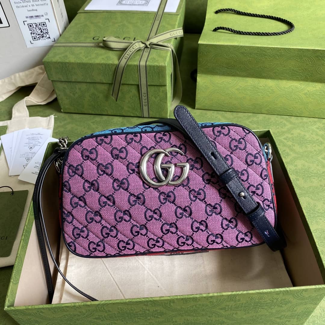 Gvc*1 Marmont Dupe GG Small Matelassé Shoulder Bag Replica 447632