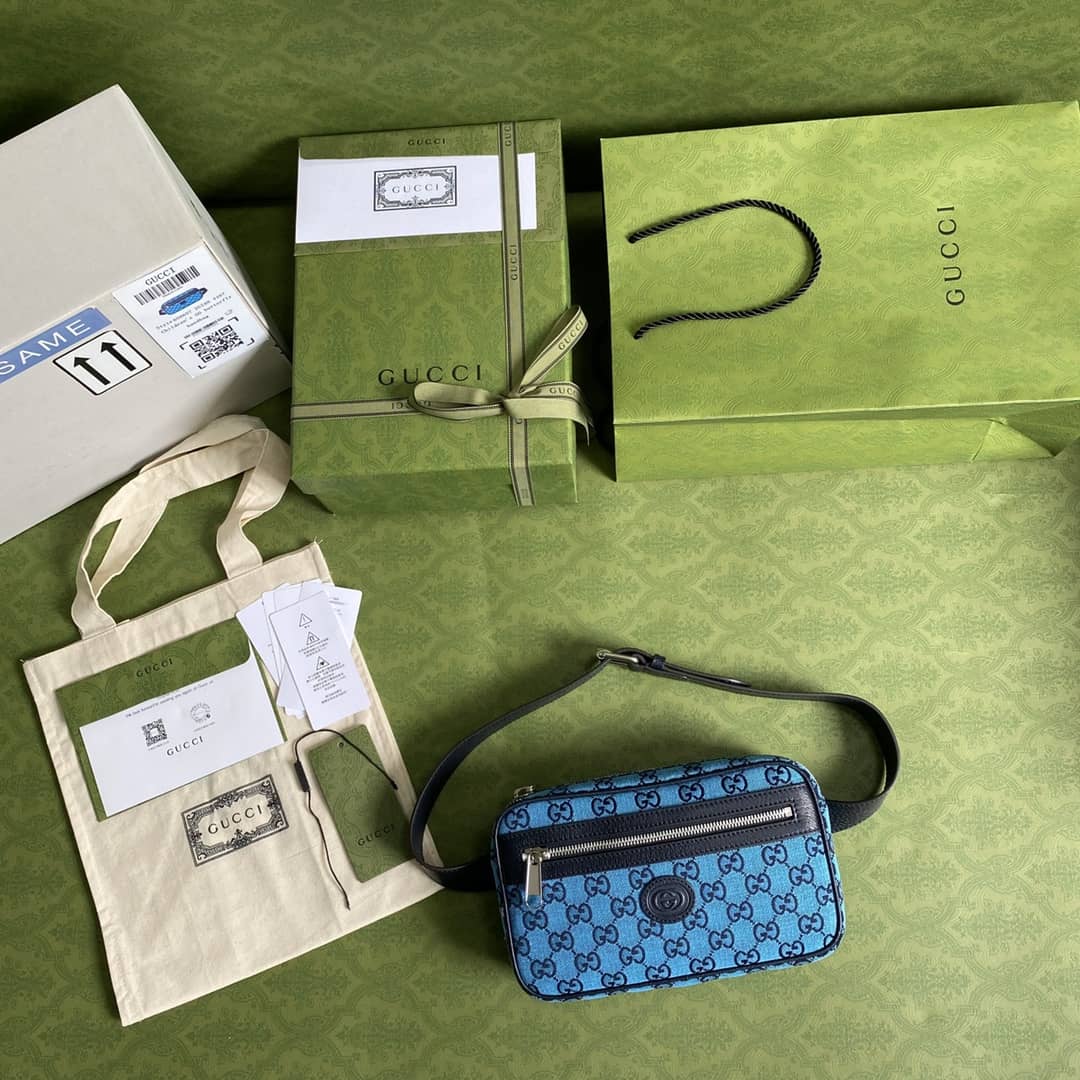 Gvc*1 GG Multicolor Belt Bag Replica 658657