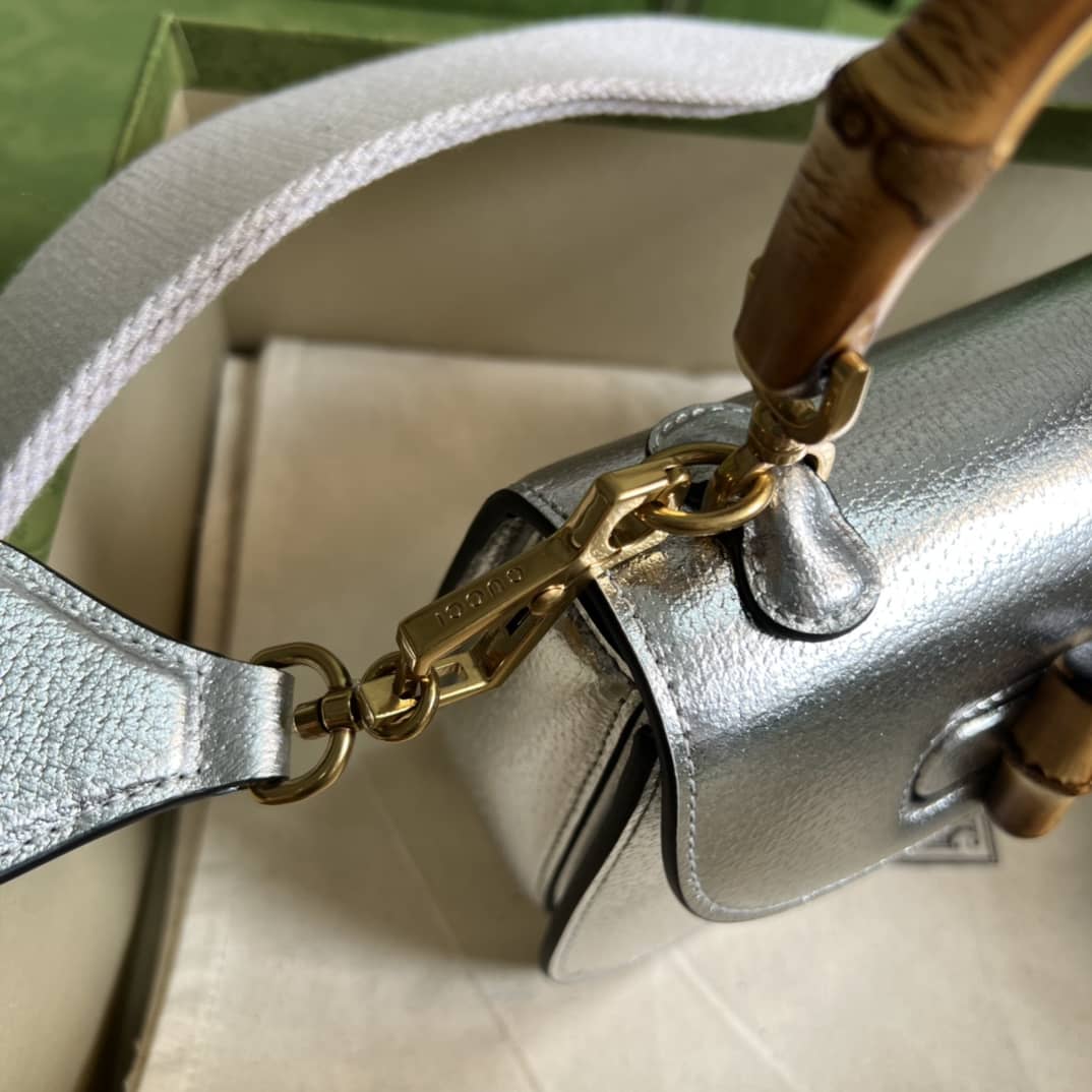 Gvc*1 Bamboo 1947 Mini Top Handle Shoulder Bag 686864 Replica