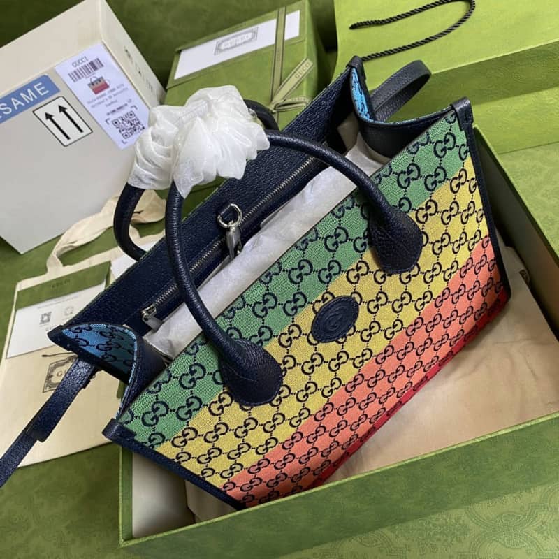 Gvc*1 Les Pommes Large Tote Replica Colorful 659980