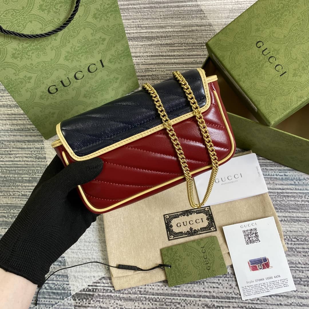 Gvc*1 Marmont GG Mini Chain Shoulder Bag Replica 574969