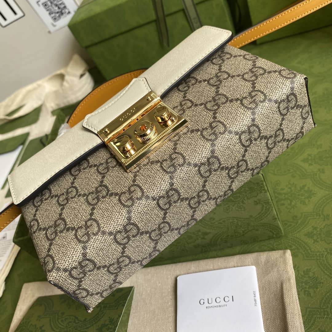 Gvc*1 Padlock GG Svp*me Canvas Top Handle Mini Bag Replica 652683
