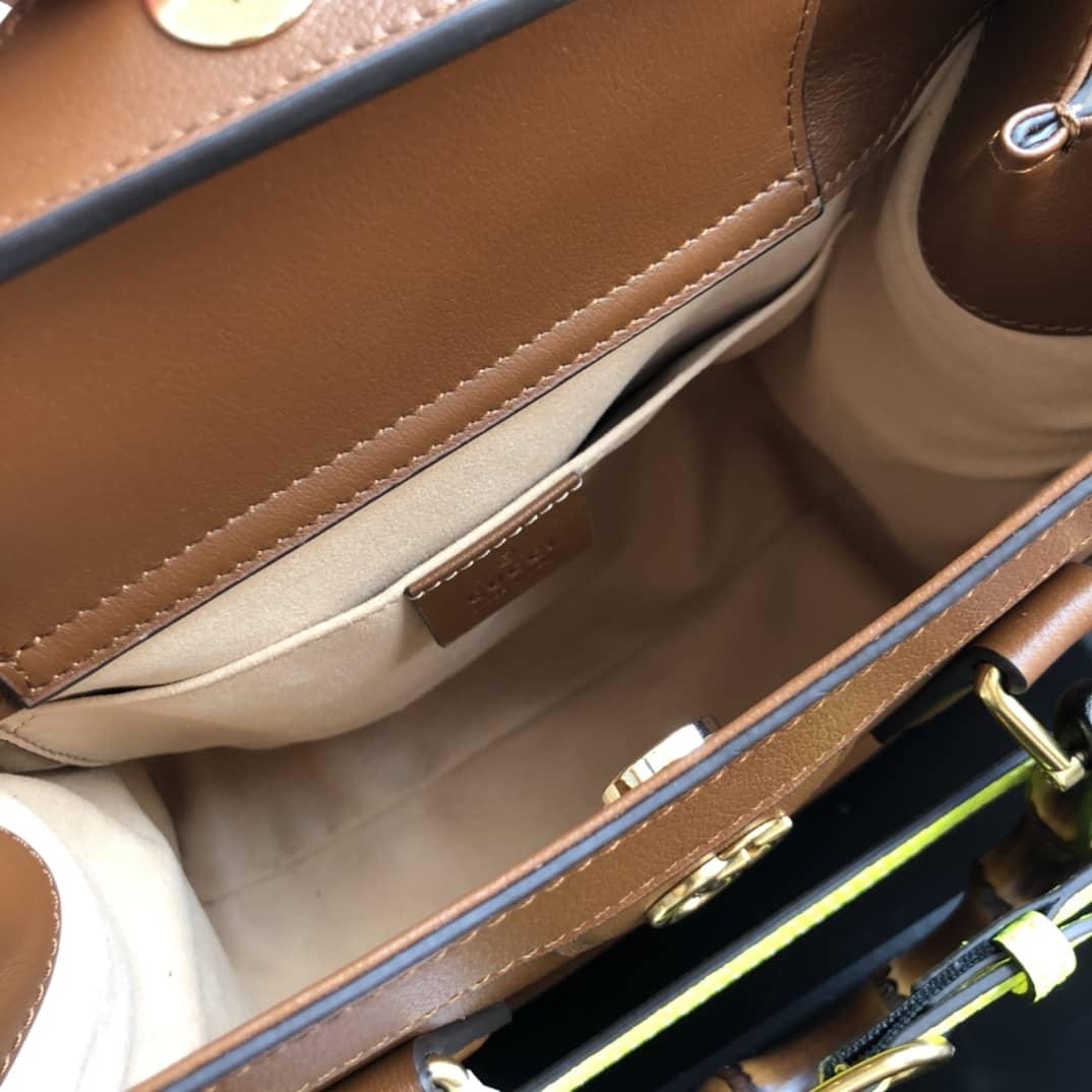Gvc*1 Diana Small Tote Replica Brown 660195