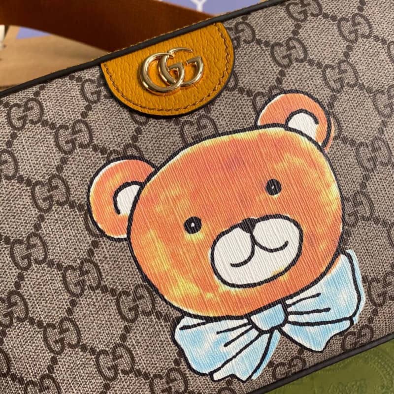 Gvc*1 Svp*me Canvas Camera Bag Replica Yellow 574886