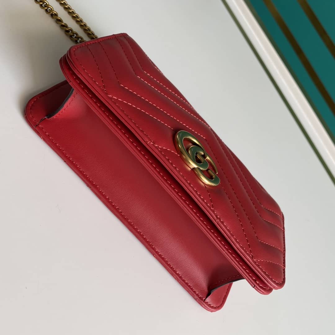 Gvc*1 Crossbody Dupe Marmont GG Matelassé 488426