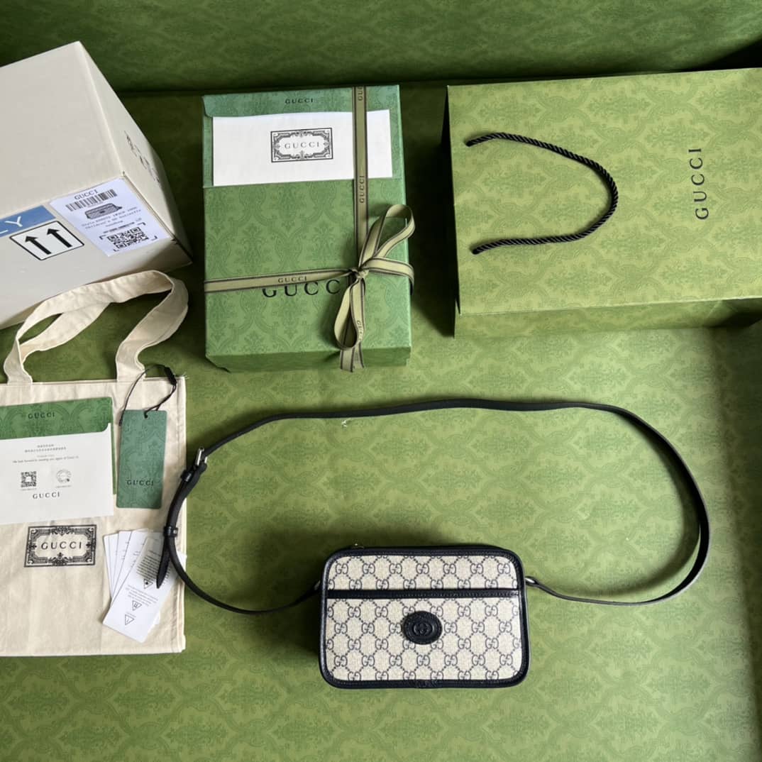 Gvc*1 GG Interlocking Mini Shoulder Crossbody Bag 658572 Replica