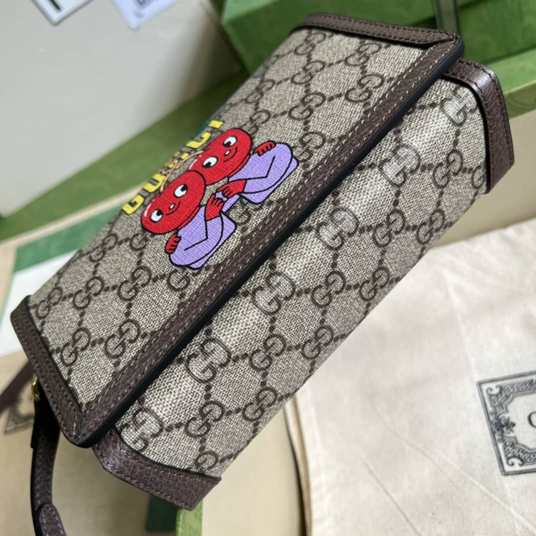 Gvc*1 Cherry Print Mini Crossbody Bag 700733 Replica