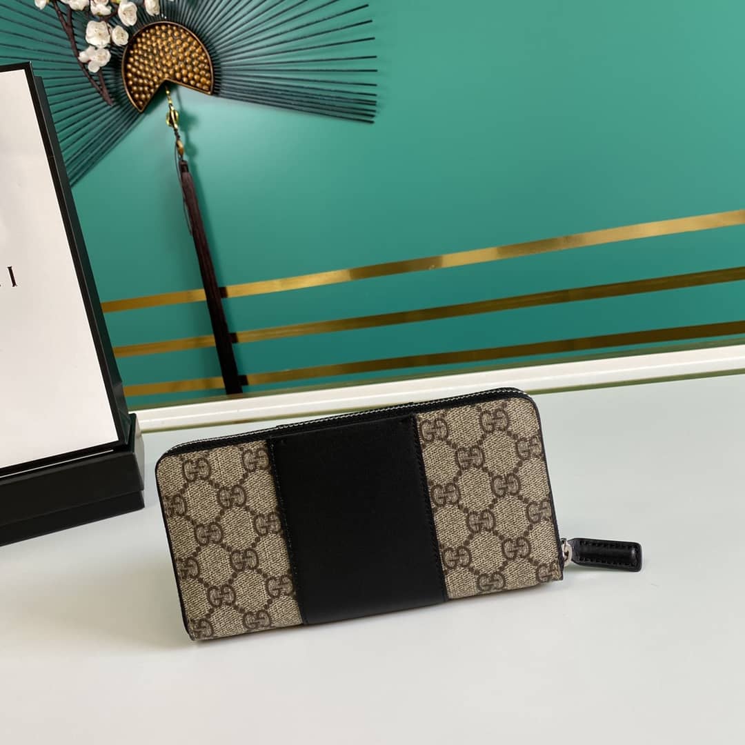 Gvc*1 GG Svp*me Round Fastener Long Wallet Replica 451249