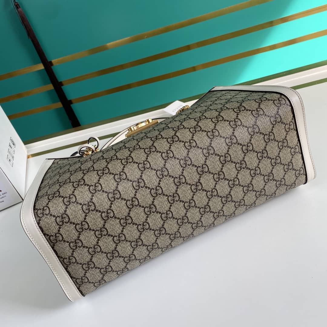 Gvc*1 Padlock GG Svp*me Canvas Shoulder Bag Replica 479197