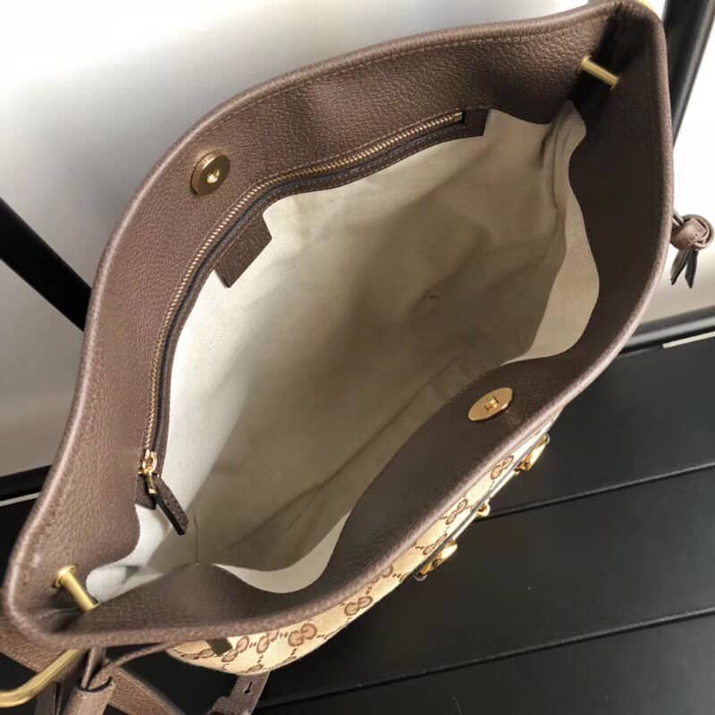 Gvc*1 1955 Horsebit Messenger Bag Replica Brown 602089