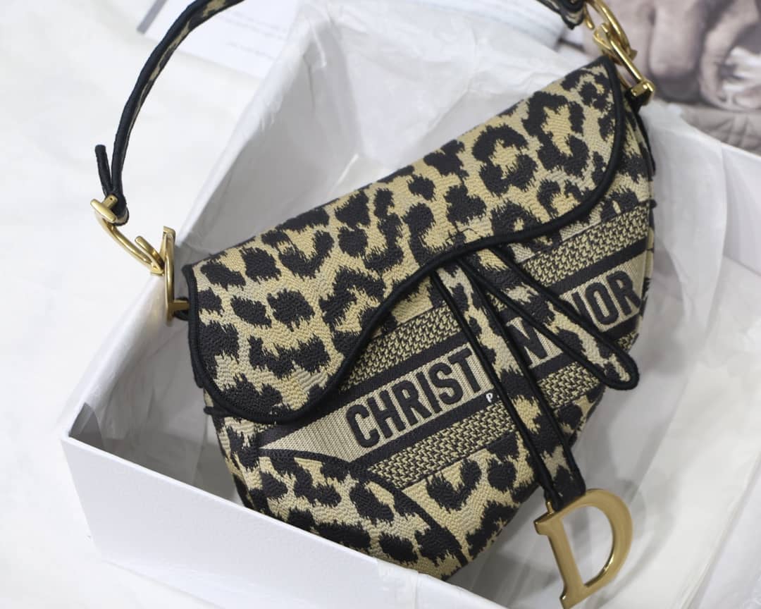 Chr1st1an D10r Saddle 25.5CM Replica Bag