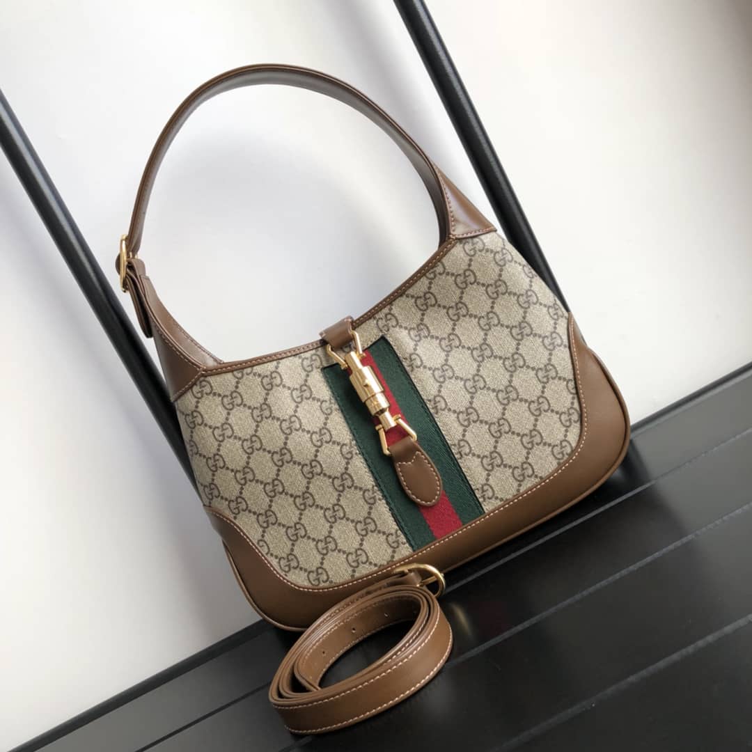 Gvc*1 GG Jackie 1961 Mini Shoulder Bag Replica Brown 637092