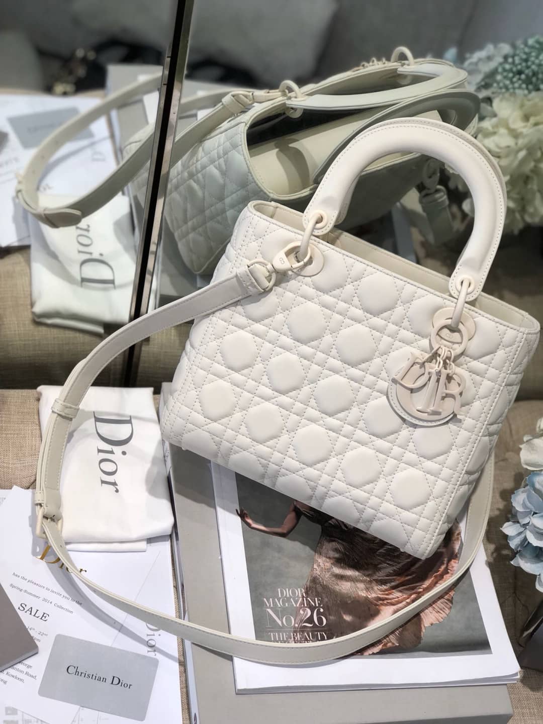Chr1st1an D10r Lady D10r 24CM Replica Bag