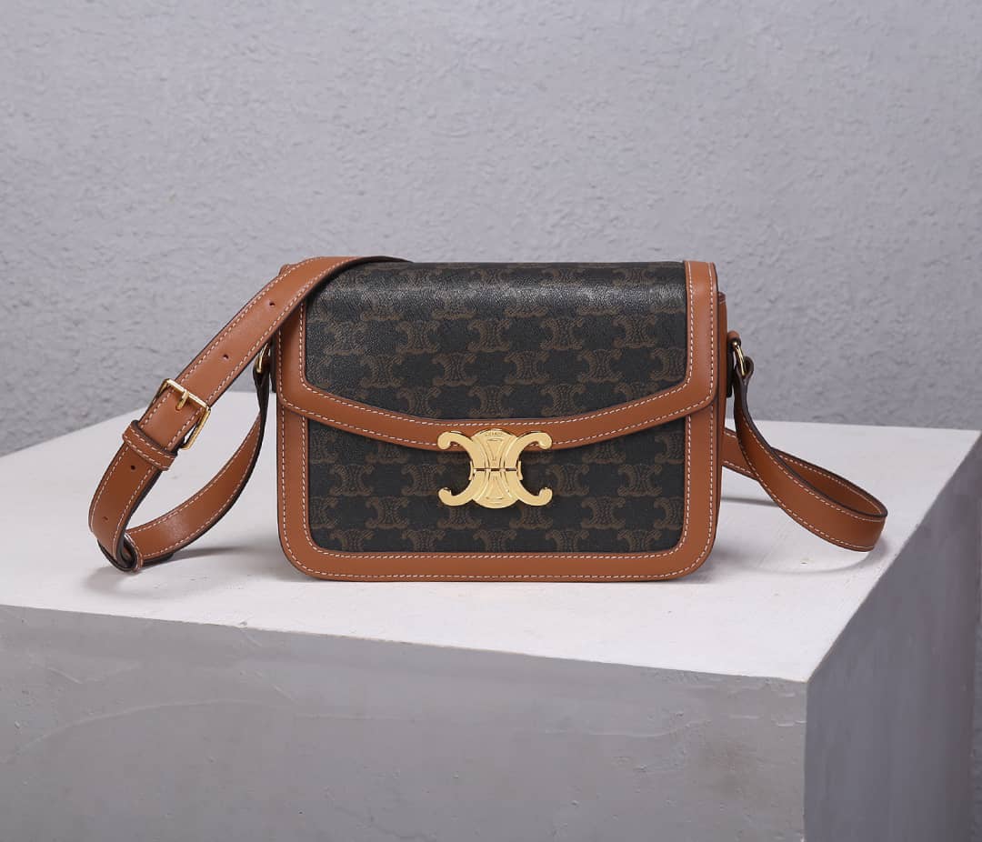 Ce1i*e Triomphe Bag Dupe Triomphe Teen 22cm