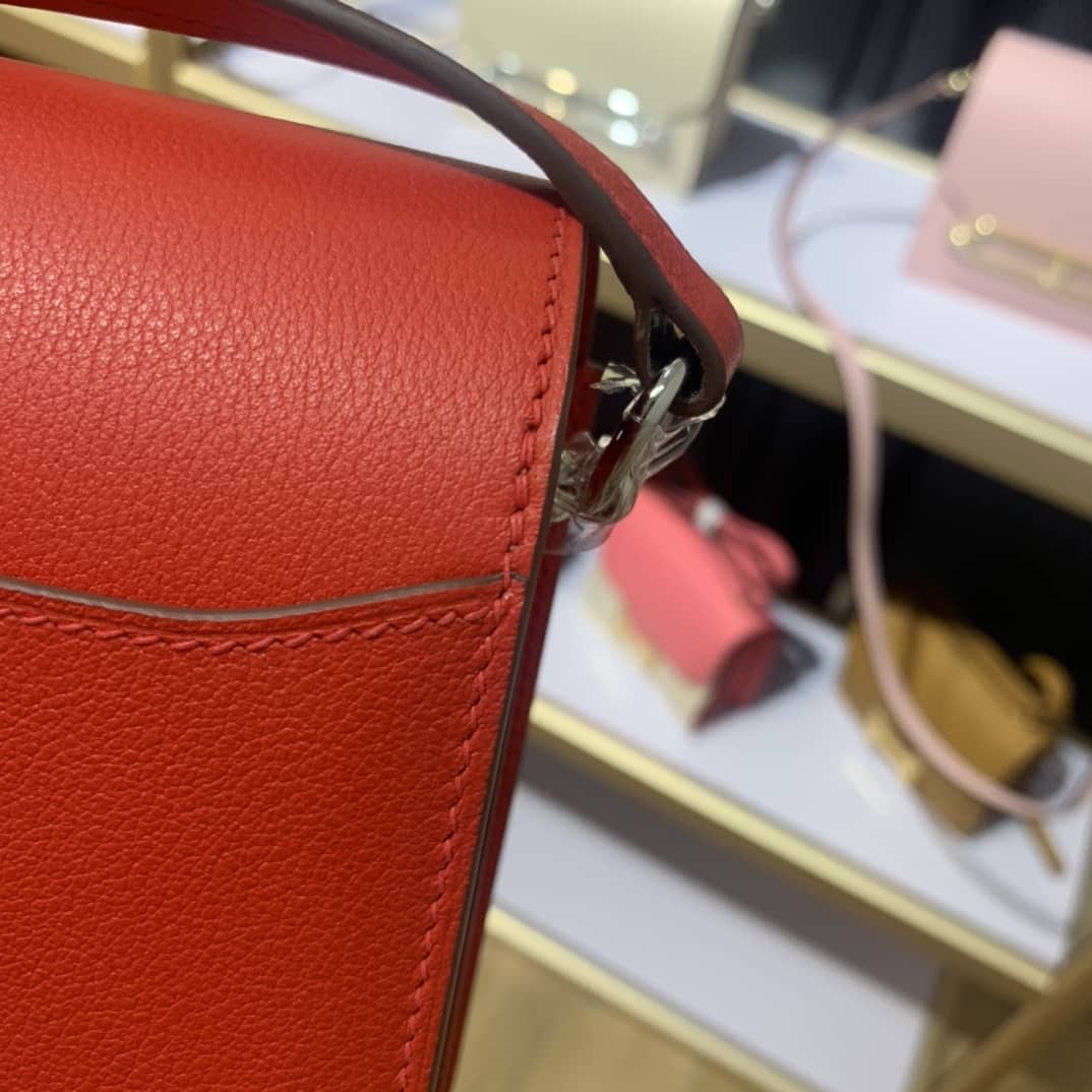 H**me5 Roulis Mini Sac Evercolor Calfskin Leather Crossbody Bag