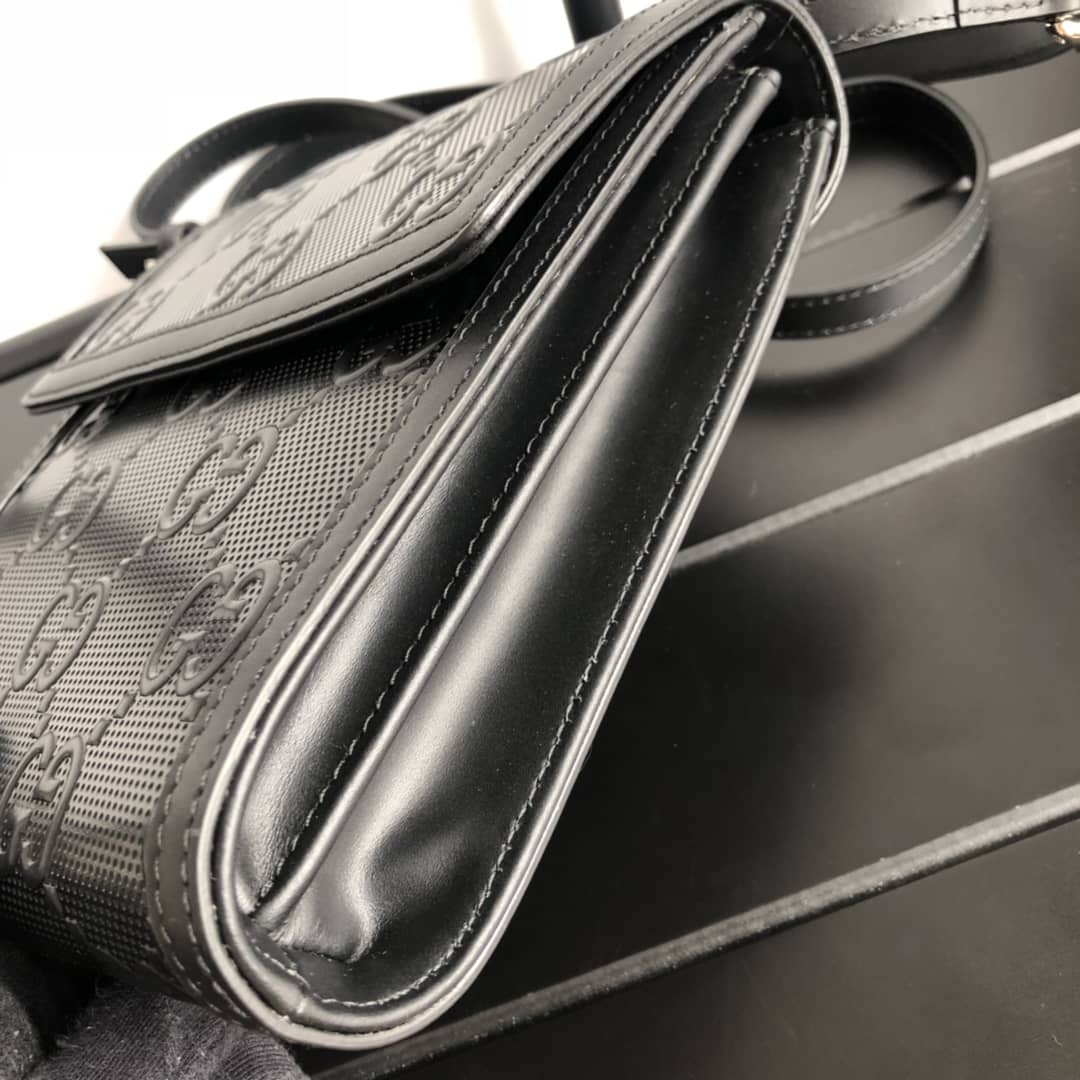 Gvc*1 Mens GG Embossed Messenger Bag Replica 625782