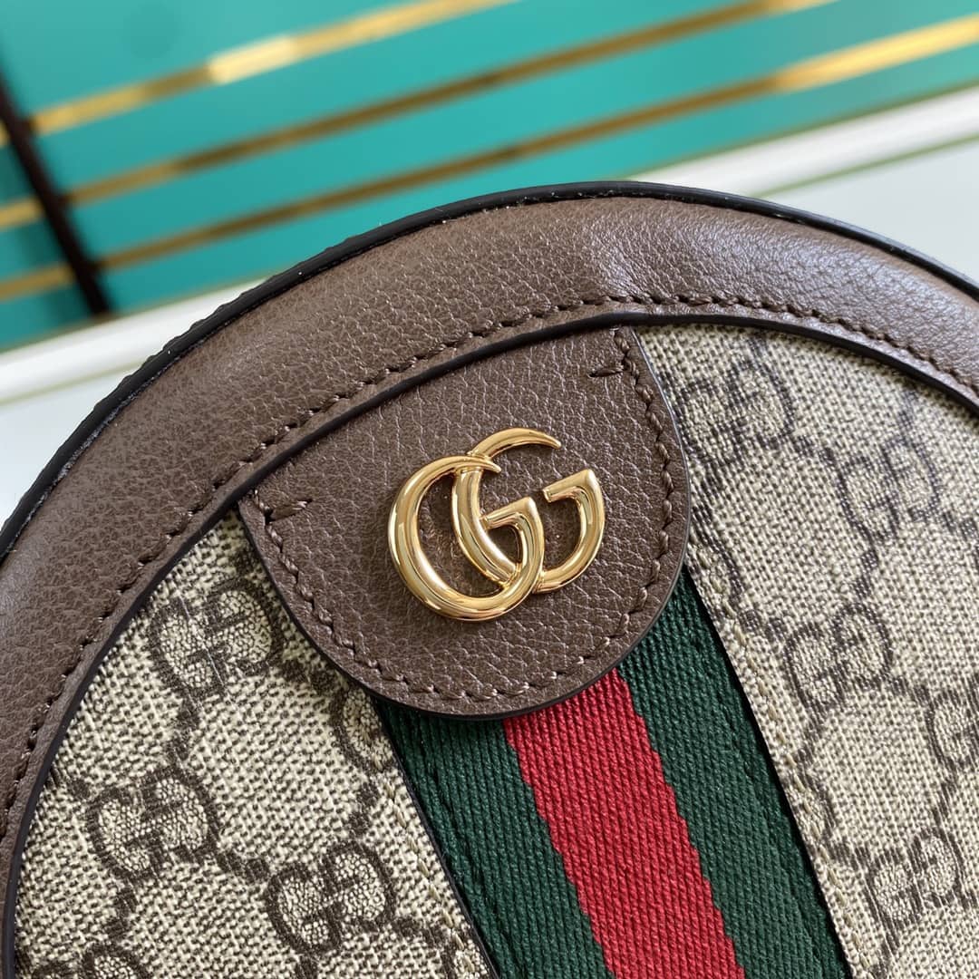 Gvc*1 Ophidia Mini GG Round Shoulder Bag Replica 550618