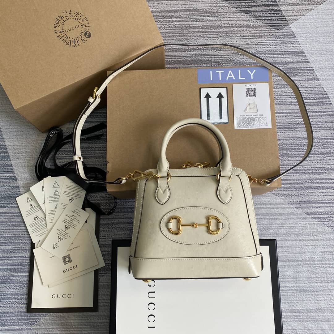 Gvc*1 1955 Horsebit GG Mini Top Handle Bag Replica 640716