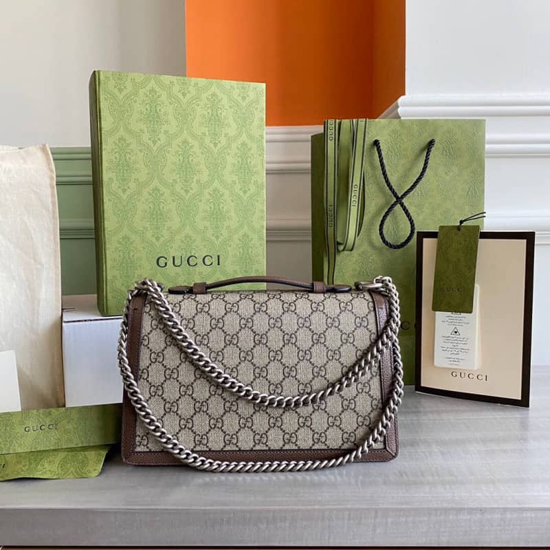 Gvc*1 Dionysus GG Top Handle Bag Brown 621512 Replica
