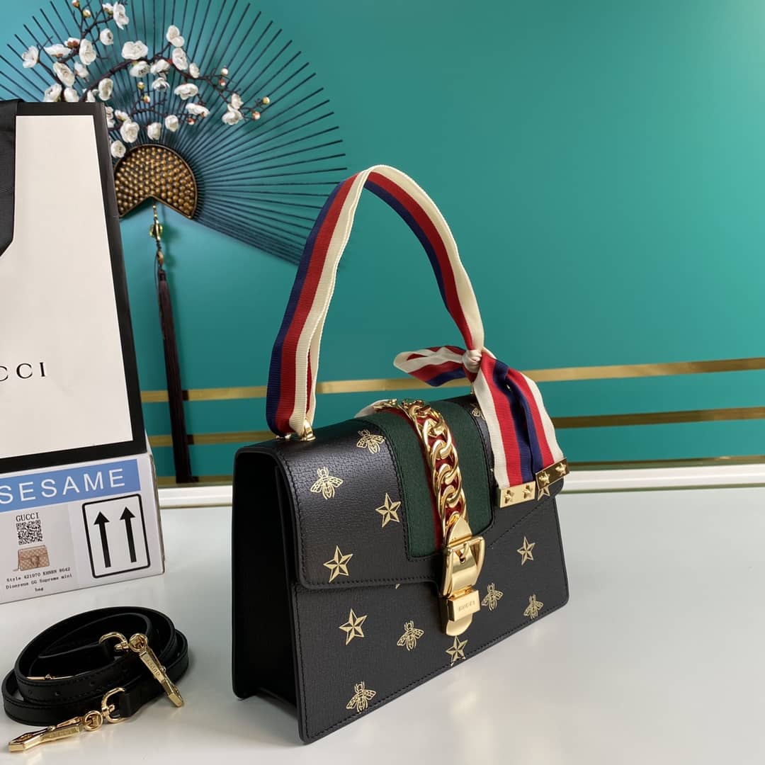 Gvc*1 Sylvie Bee Star Small Shoulder Bag Replica 524405