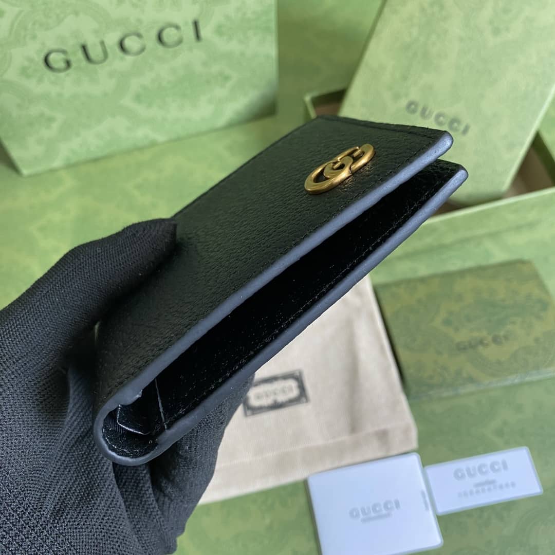 Gvc*1 GG Marmont 2-fold Wallet Replica 428726