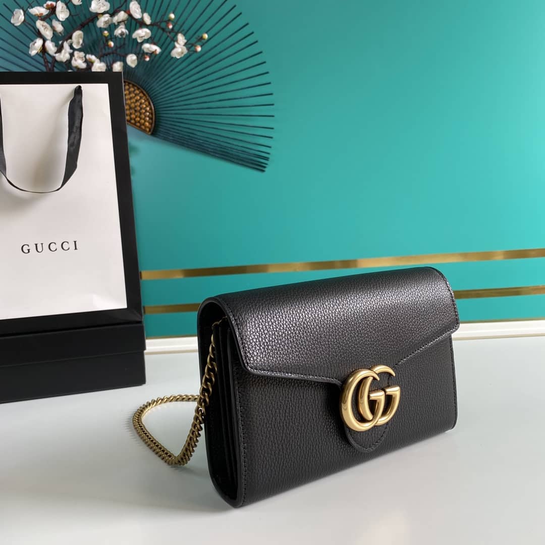 Gvc*1 GG Marmont Shoulder Bag Chain Wallet Replica 401232