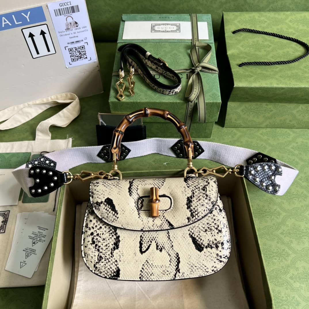 Gvc*1 Bamboo 1947 Mini Top Handle Shoulder Bag 686864 Replica