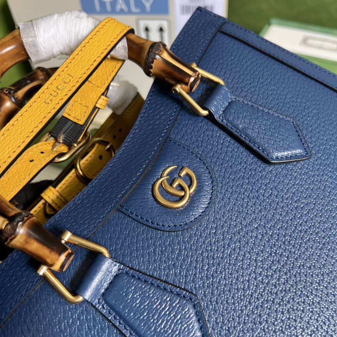 Gvc*1 Diana Small Tote Blue 702721 Replica Bag