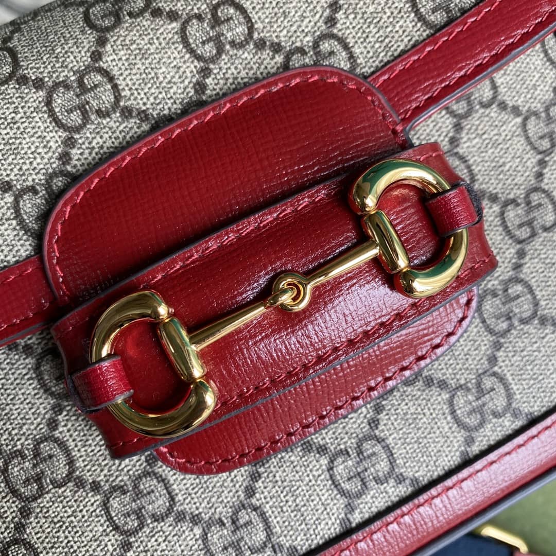 Gvc*1 1955 Horsebit Svp*me GG Canvas Mini Shoulder Bag Replica 658574