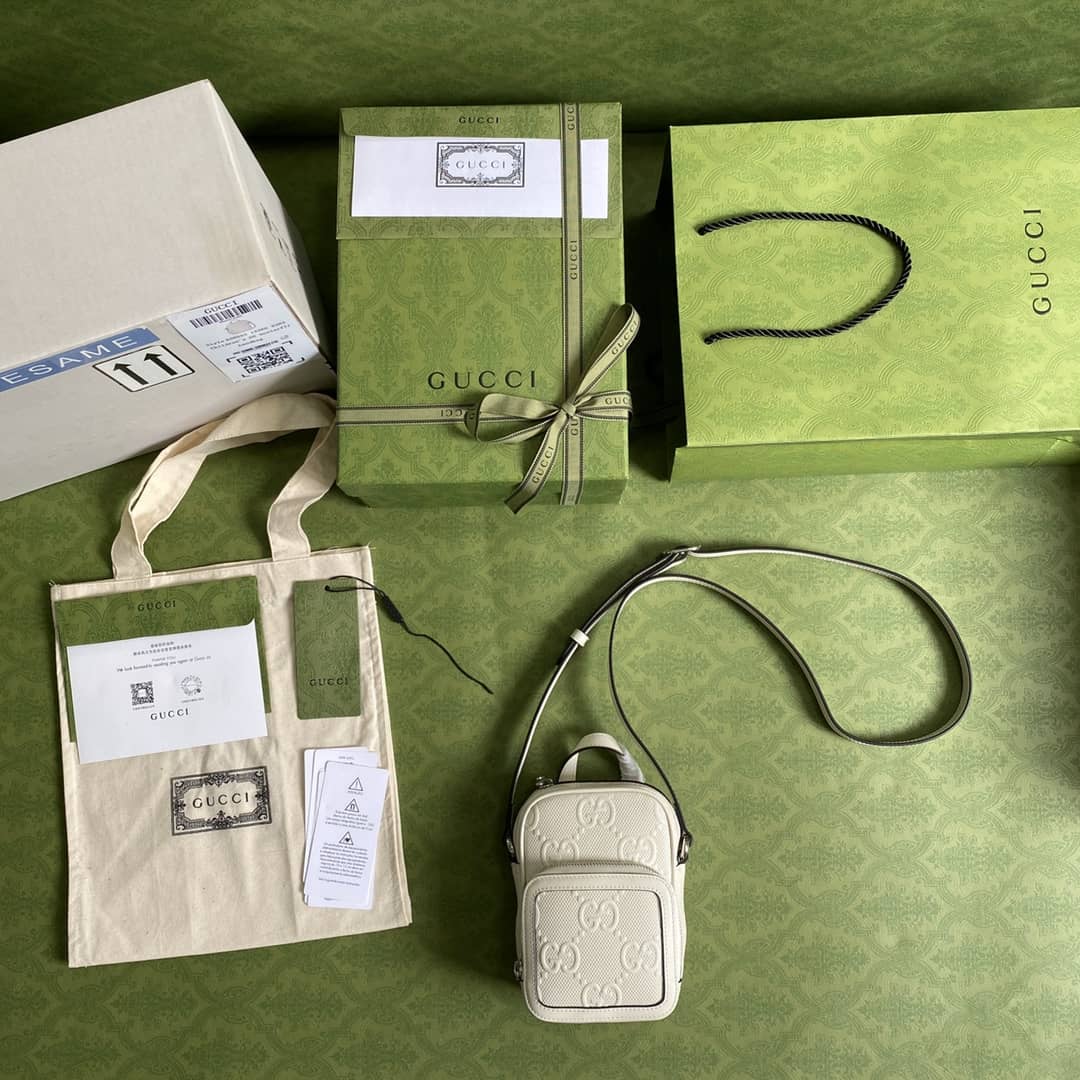 Gvc*1 GG Embossed Mini Bag Replica 658553