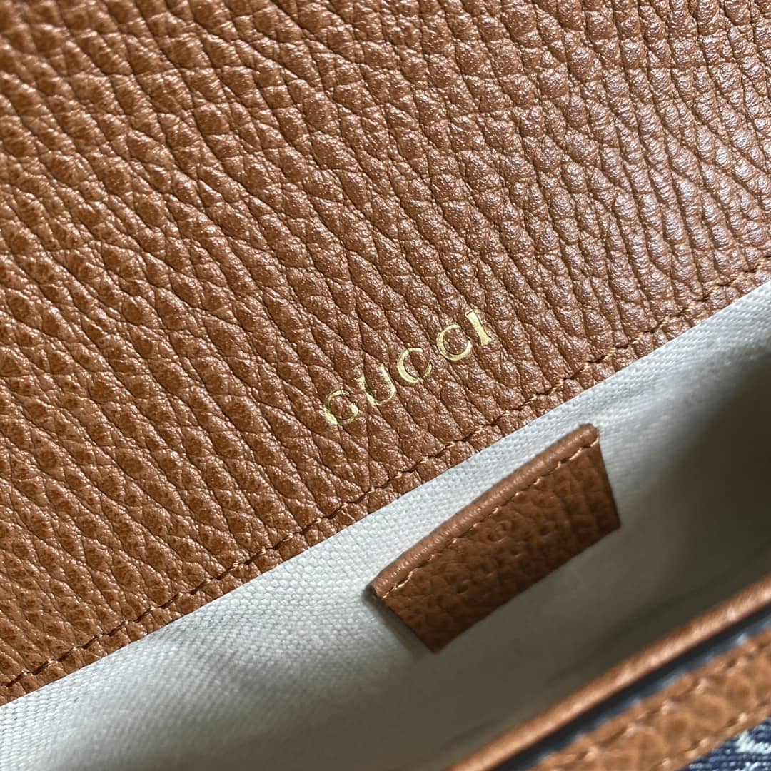 Gvc*1 1955 Horsebit Svp*me GG Canvas Mini Shoulder Bag Replica 658574