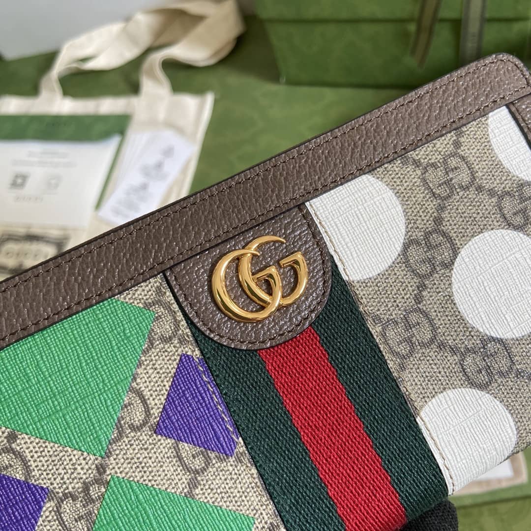 Gvc*1 Ophidia GG Zip Around Wallet 523154 Replica