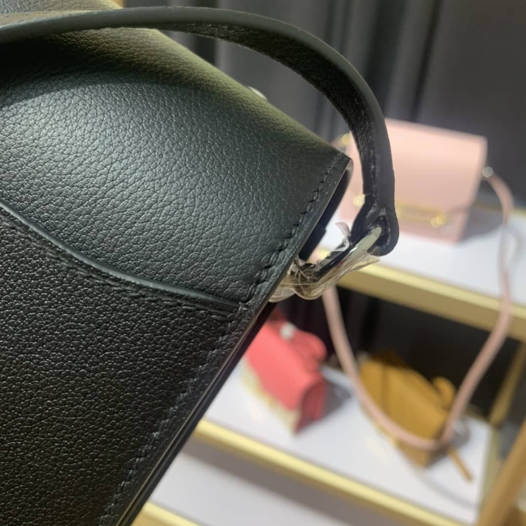 H**me5 Roulis Mini Sac Evercolor Calfskin Leather Crossbody Bag