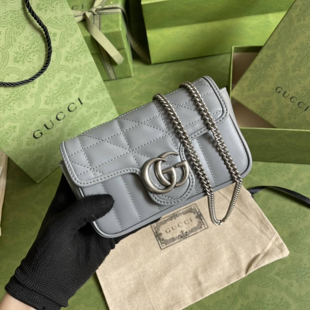 Gvc*1 GG Marmont Matelassé Mini Crossbody Bag Replica 476433
