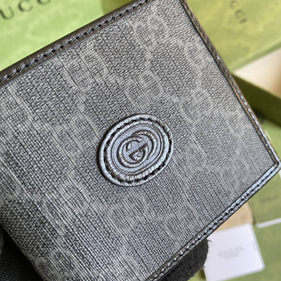 Gvc*1 Interlocking GG Svp*me Wallet Replica 671652