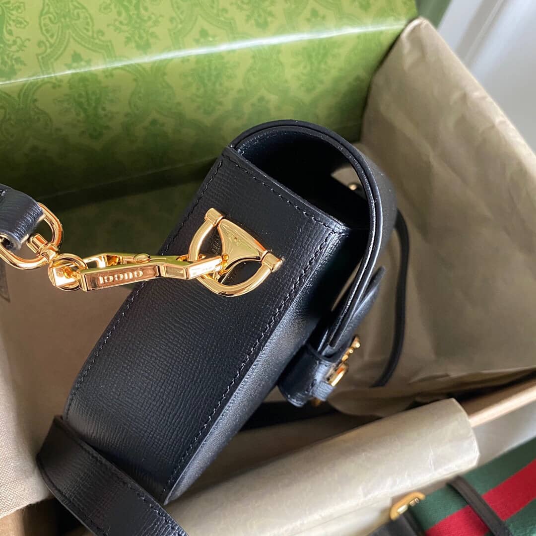 Gvc*1 Horsebit 1955 Mini Bag Replica Black 658574