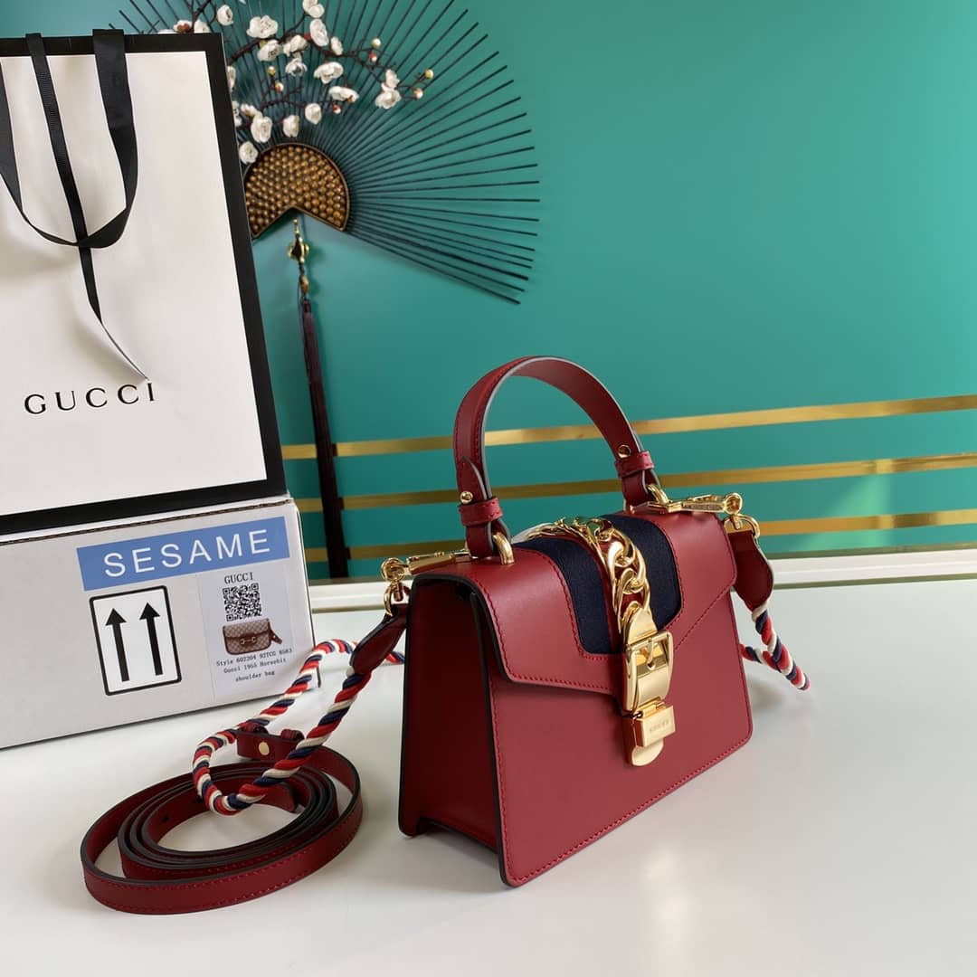 Gvc*1 Womens Sylvie Leather Mini Bag Replica 470270