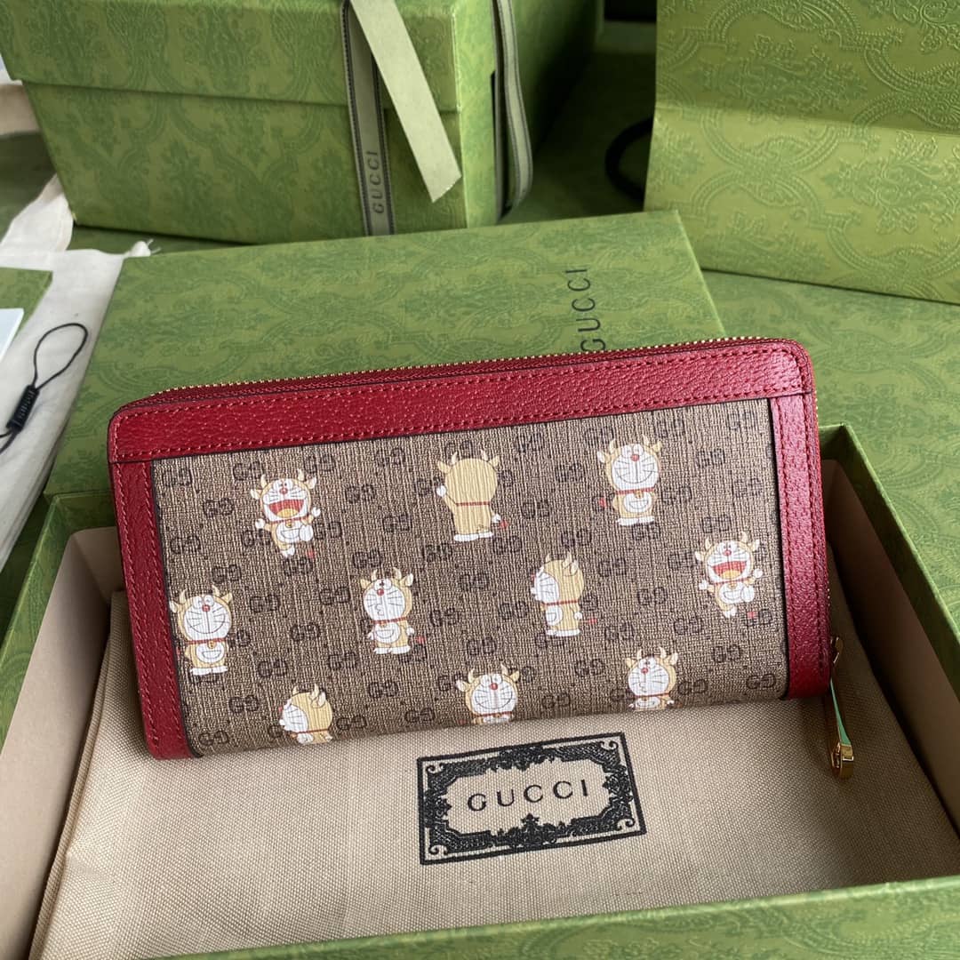 Gvc*1 x Doraemon Zip Around Wallet Replica 647787