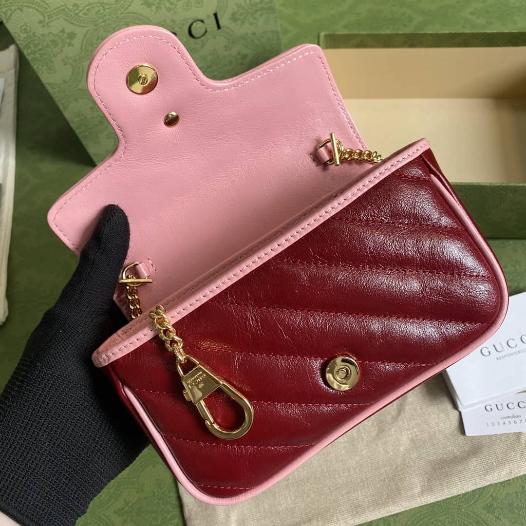 Gvc*1 Marmont GG Mini Chain Shoulder Bag Replica 574969
