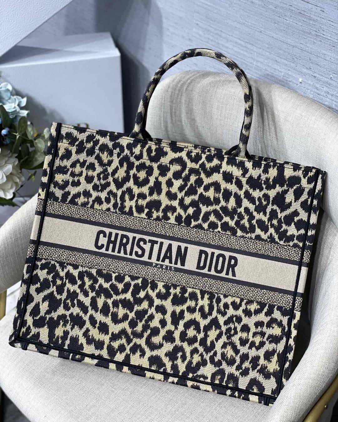Chr1st1an D10r Tote Bag Dupe CD Book Embroidery